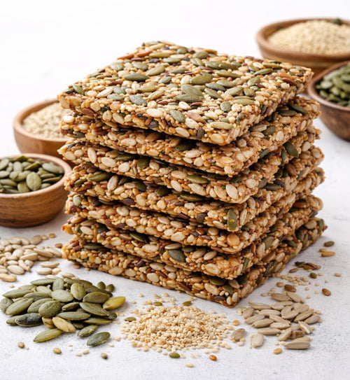 Mixed Seed Crackers | Saaten-Cracker (Knusprige Samen-Cracker)